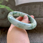 细糯种飘花平安镯（54.6mm）（yc199577）