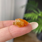 18k金糯冰种红翡貔貅吊坠       天然缅甸A货翡翠（yc421313）