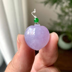 细糯种紫罗兰寿桃吊坠（yc248214）