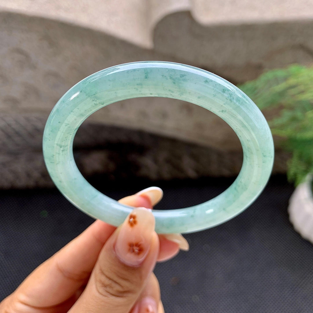 细糯种飘花圆条手镯（54mm）（yc257772）