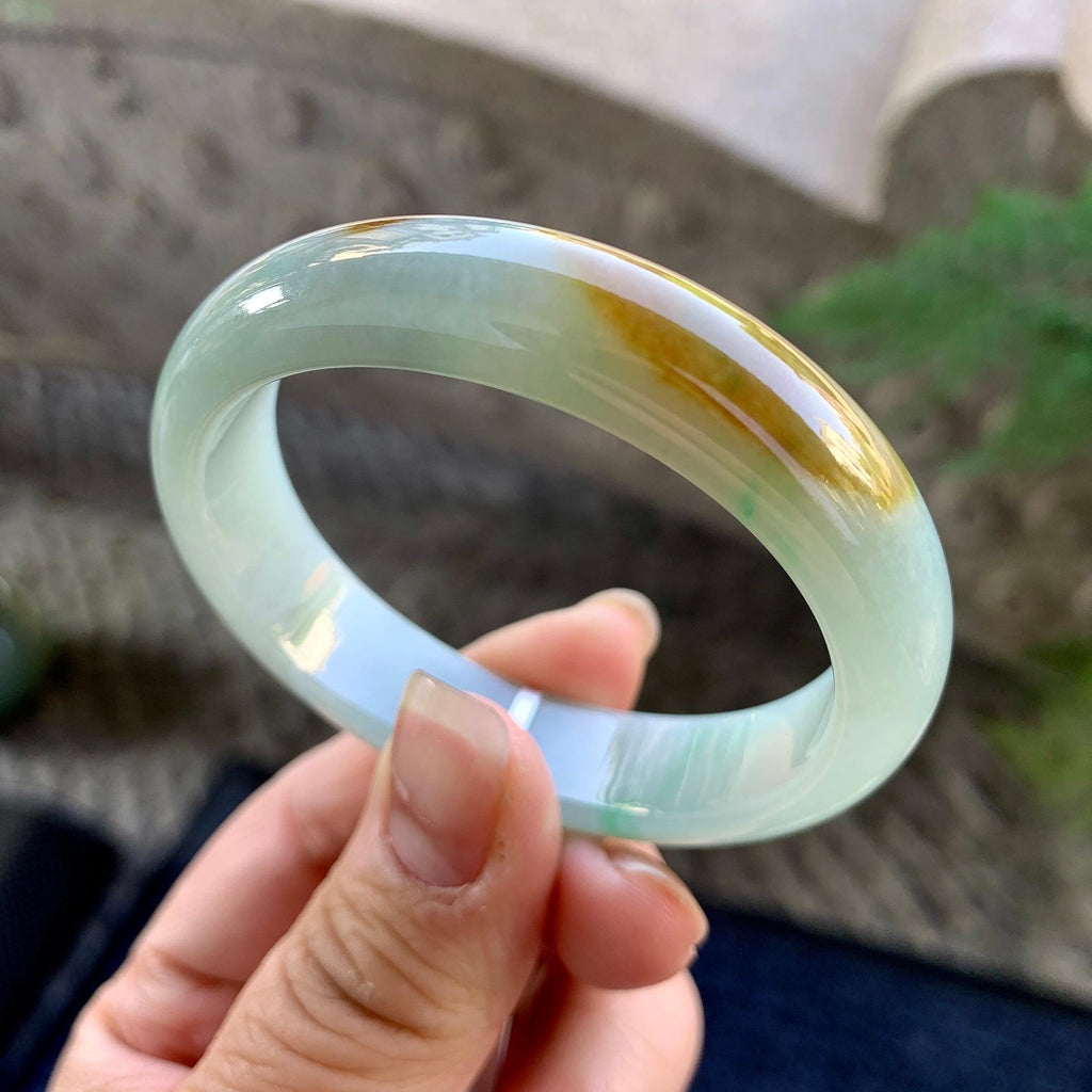 细糯种黄翡贵妃手镯（51.1mm）（yc305690）