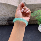 细糯种飘花平安镯（54mm）（yc257771）