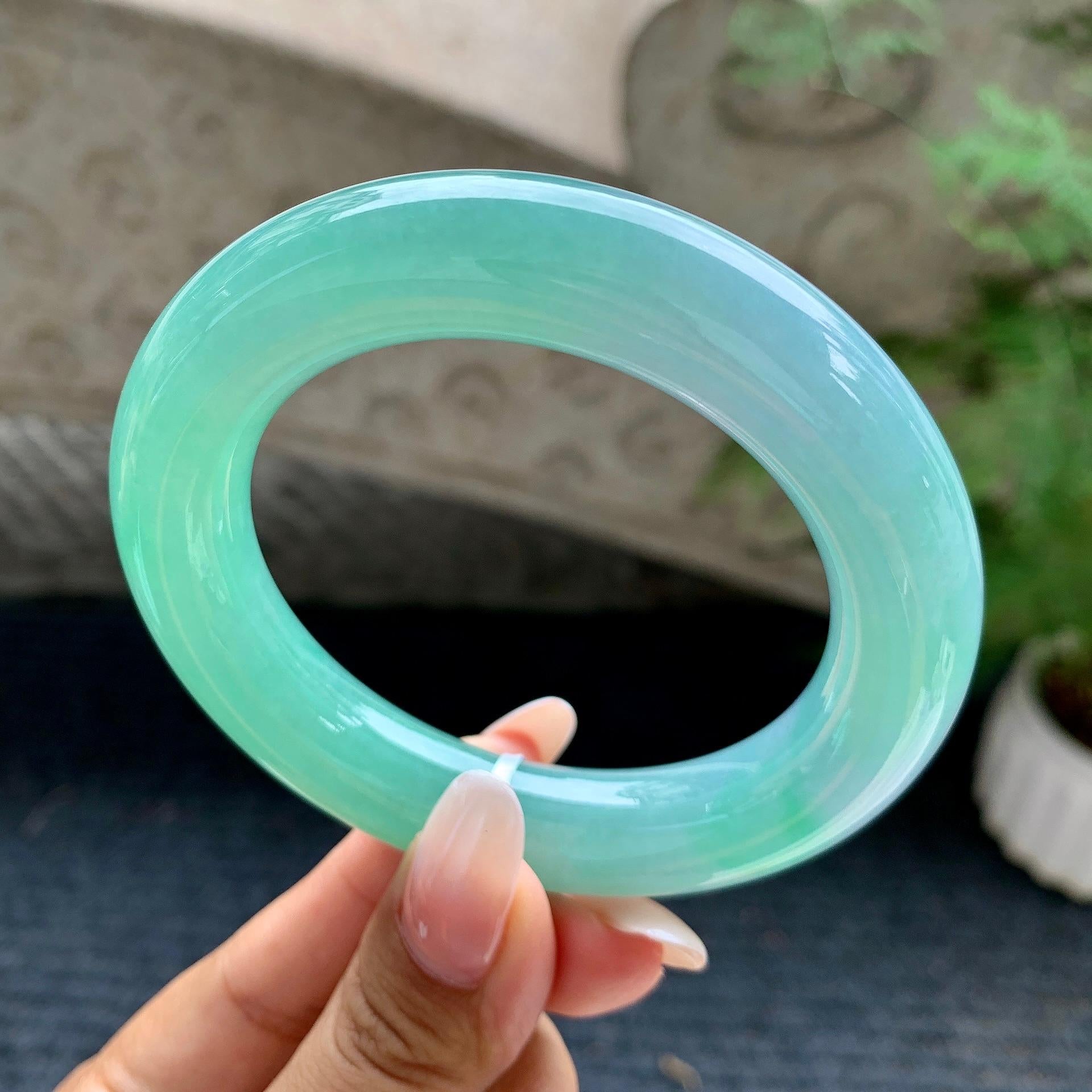 细糯种春彩圆条手镯（56.6mm）（yc196551）