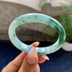 细糯种飘花贵妃手镯（54.2mm）（yc200980）