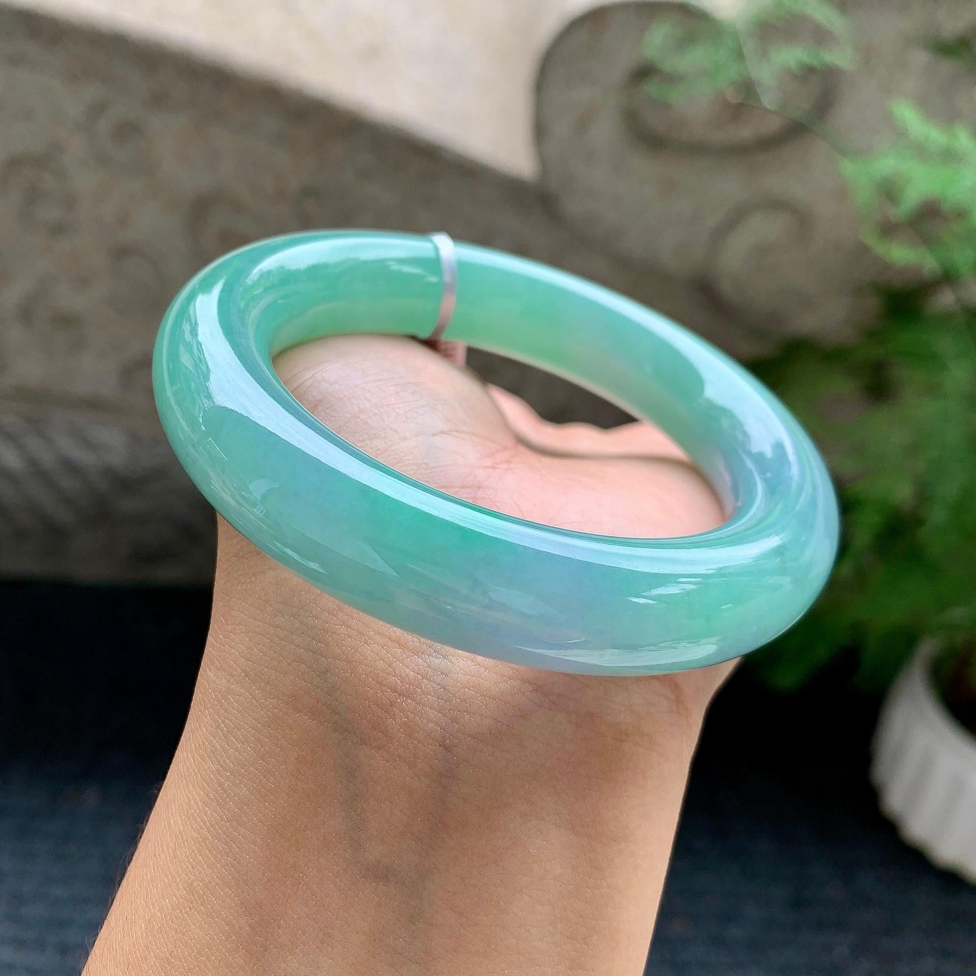 细糯种春彩圆条手镯（56.6mm）（yc196551）
