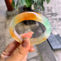 冰种黄加绿平安镯（51.7mm）（yc292639）