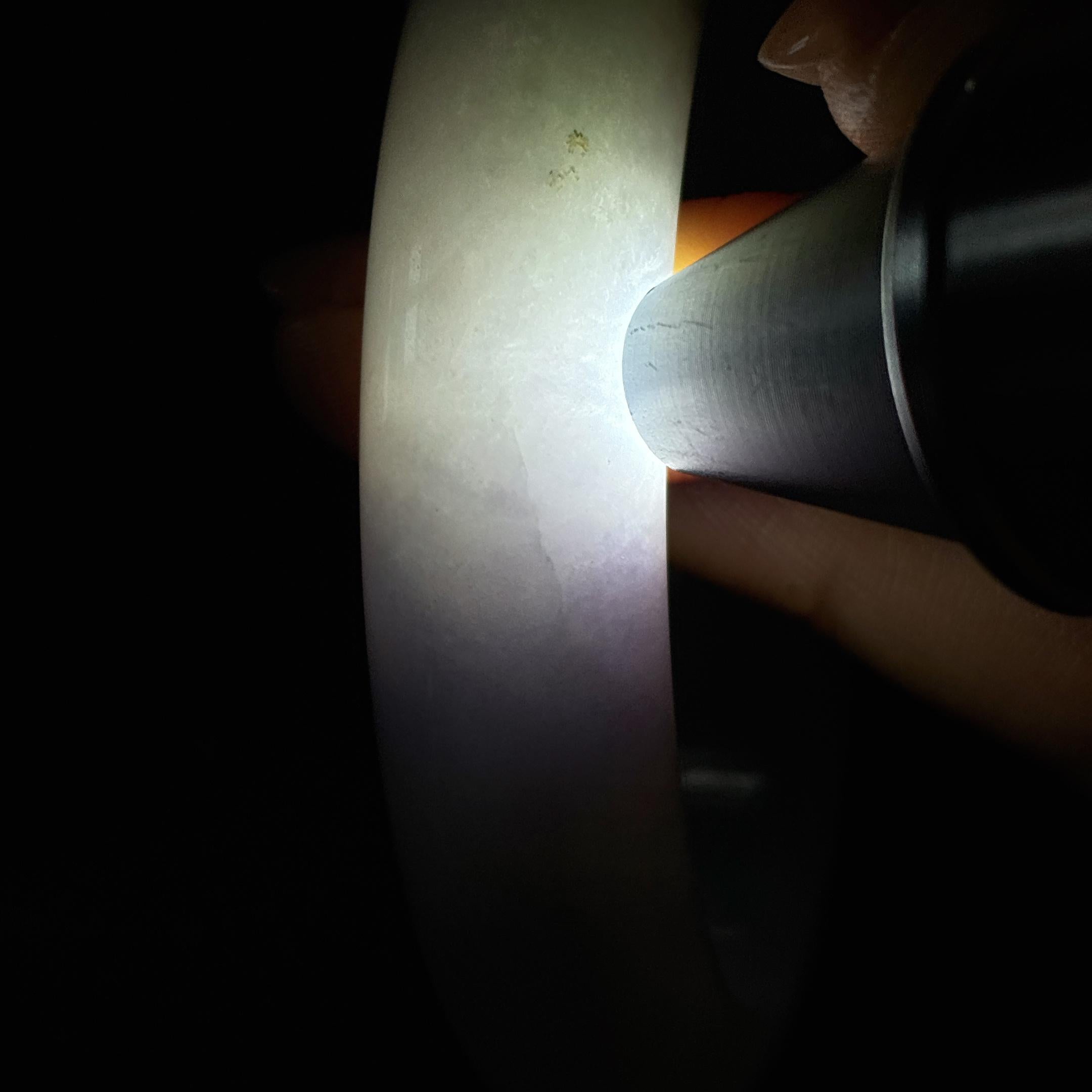 糯冰紫罗兰翡翠平安镯（56.7mm)（yc420171）