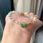 糯冰种多彩手链（yc230958）