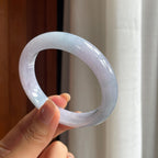 糯冰紫罗兰翡翠平安镯（57.5mm）（yc411290）