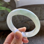细糯种飘花平安镯（53.2mm）（yc199582）