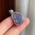 18k金钻镶冰种紫罗兰翡翠葫芦（yc176379）