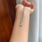 18k金镶玻璃种无色翡翠佛公（yc247156）