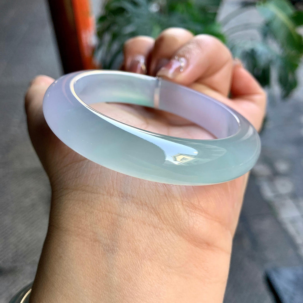 冰种春彩平安镯（54mm）（yc292634）