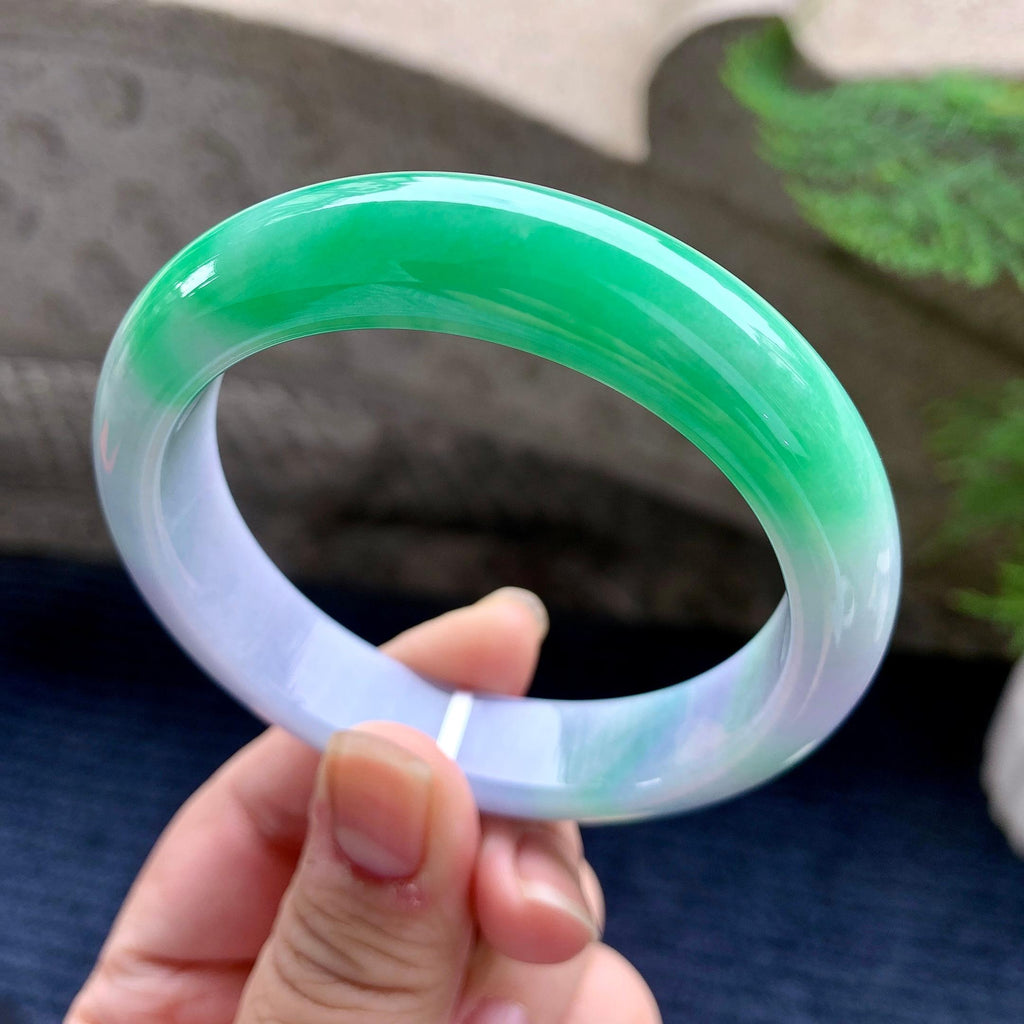 细糯种春彩平安镯（58.2mm）（yc254091）