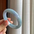 糯冰紫罗兰翡翠平安镯（54.5mm）（yc310310）