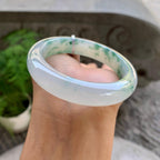 细糯种飘花平安镯（55.3mm）（yc199568）
