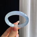 冰种紫罗兰翡翠贵妃镯（52mm）（yc293407）