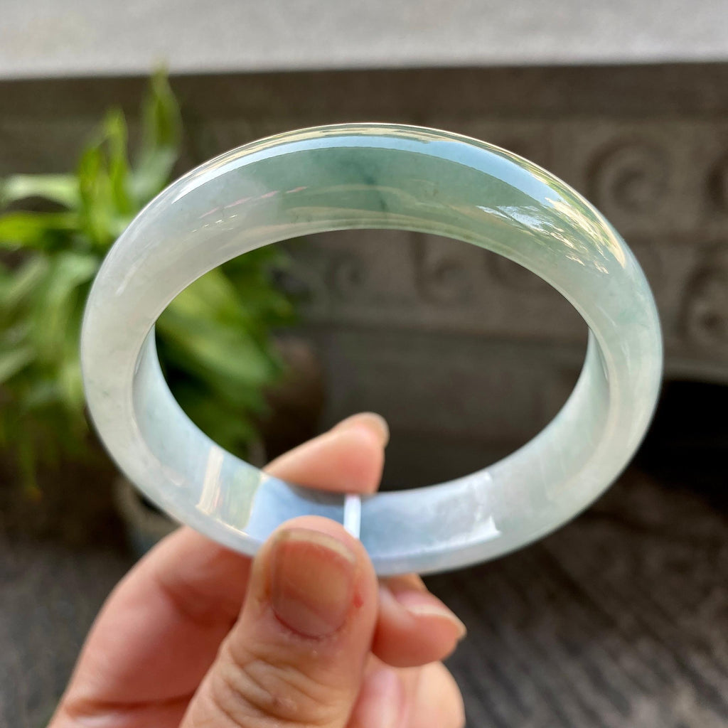 细糯种半山水平安镯（57mm）（yc311026）