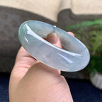 糯冰种蓝底宽版贵妃手镯（56mm）（yc228509）