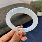 细糯种带底色圆条手镯（49.6mm）（yc249428）