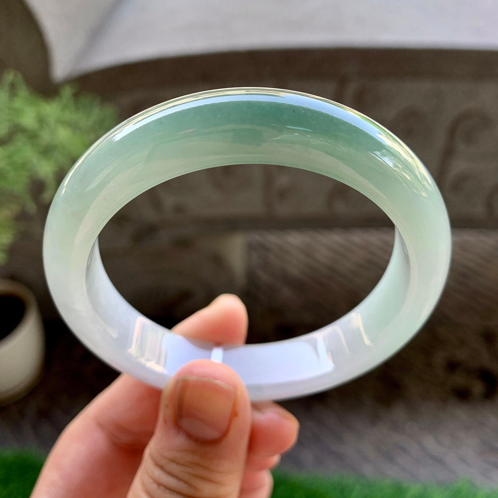 糯种半山水平安镯（57.3mm）（yc240759）