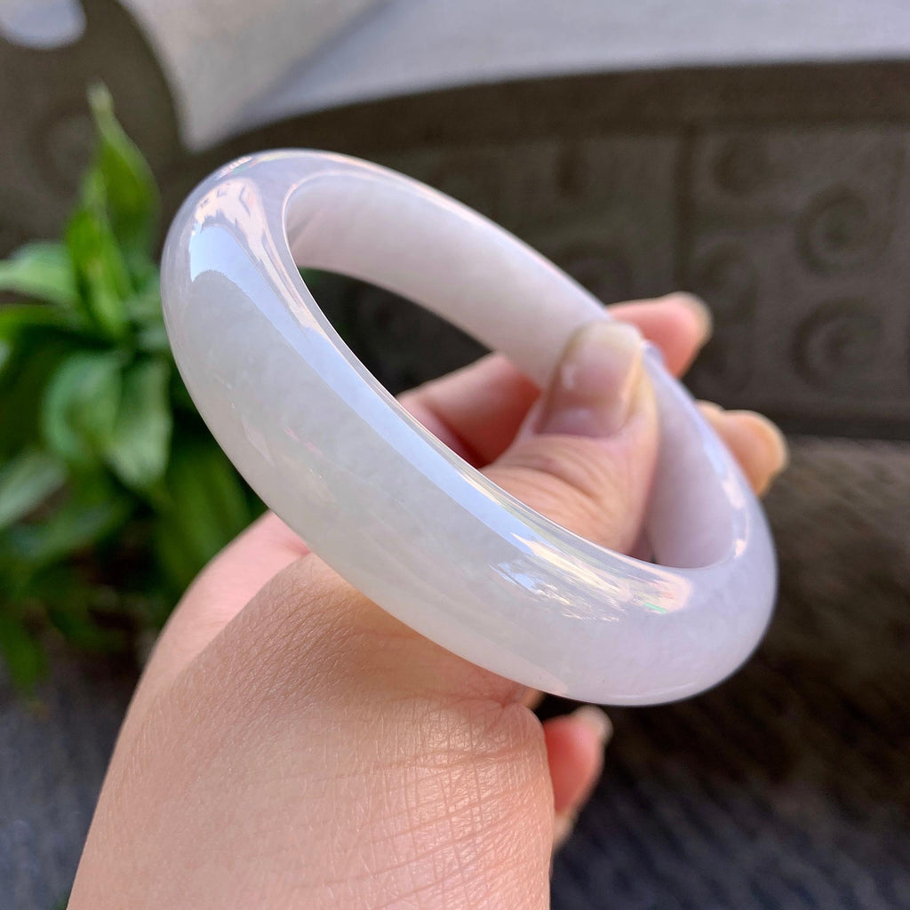 细糯种无色平安镯（56.4mm）（yc308752）