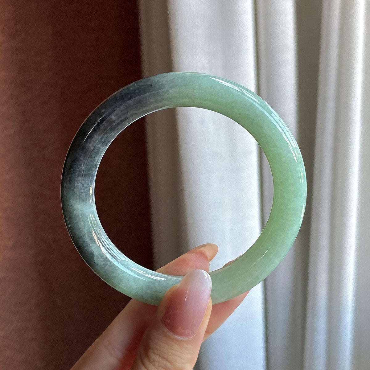 细糯冰乌鸡特色圆条手镯 55圈（yc734850）