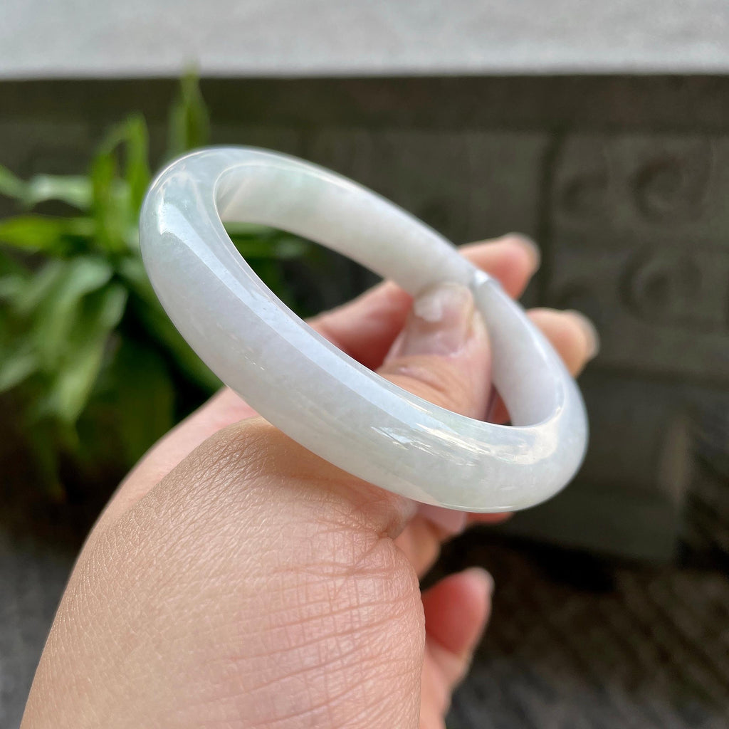 糯种无色平安镯（54mm）（yc310095）