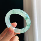 冰种飘花翡翠贵妃镯（54mm）（yc329500）