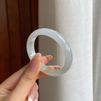 糯冰黄翡翡翠贵妃镯（50.2mm)（yc424980）
