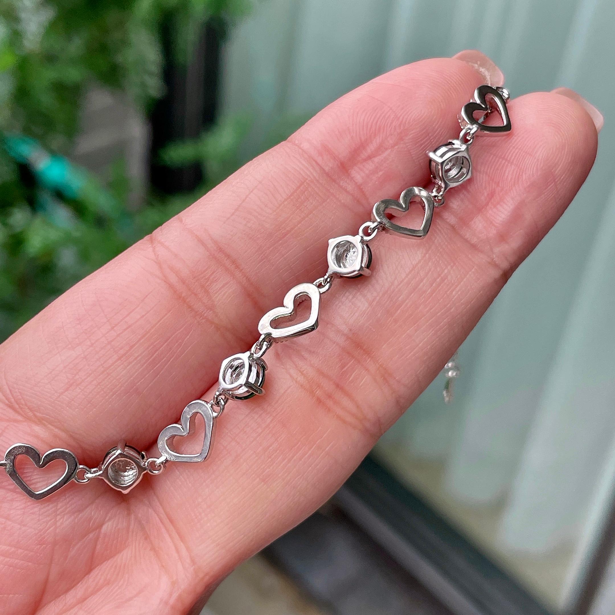18K金钻镶糯冰种满绿蛋面手链 天然缅甸A货翡翠（yc484862）
