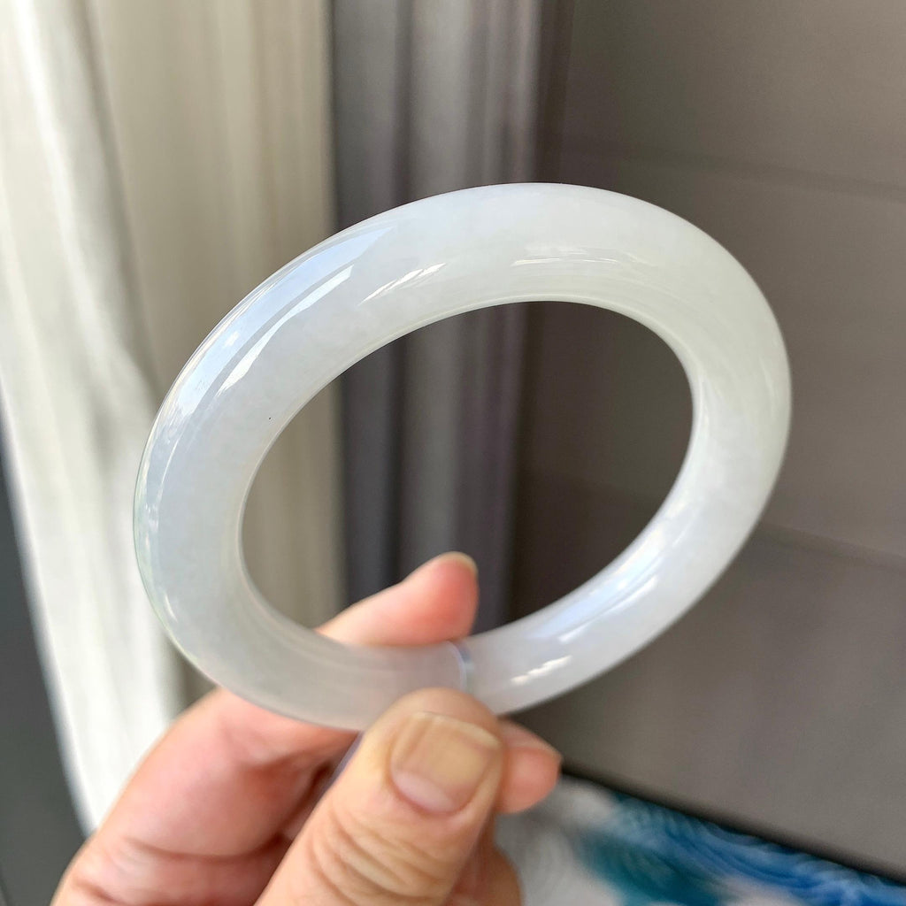 细糯种无色圆条手镯（57mm）（yc262788）