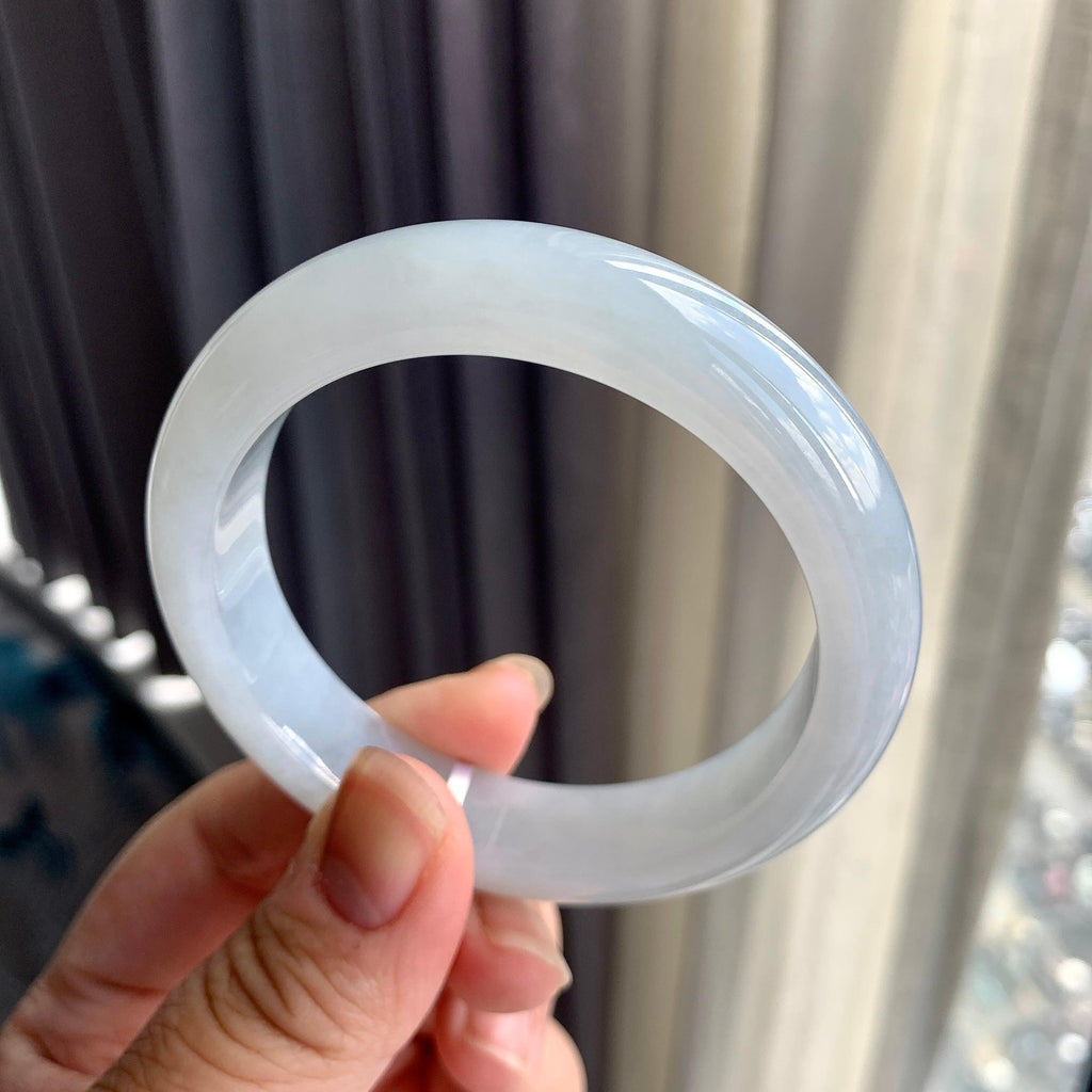 细糯种无色平安镯（55.6mm）（yc225075）