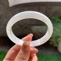细糯种无色平安镯（56.6mm）（yc293327）