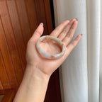 糯冰红翡特色翡翠贵妃镯（55.5mm）（yc354248）