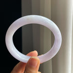 糯冰紫罗兰翡翠平安镯（61mm)（yc345402）