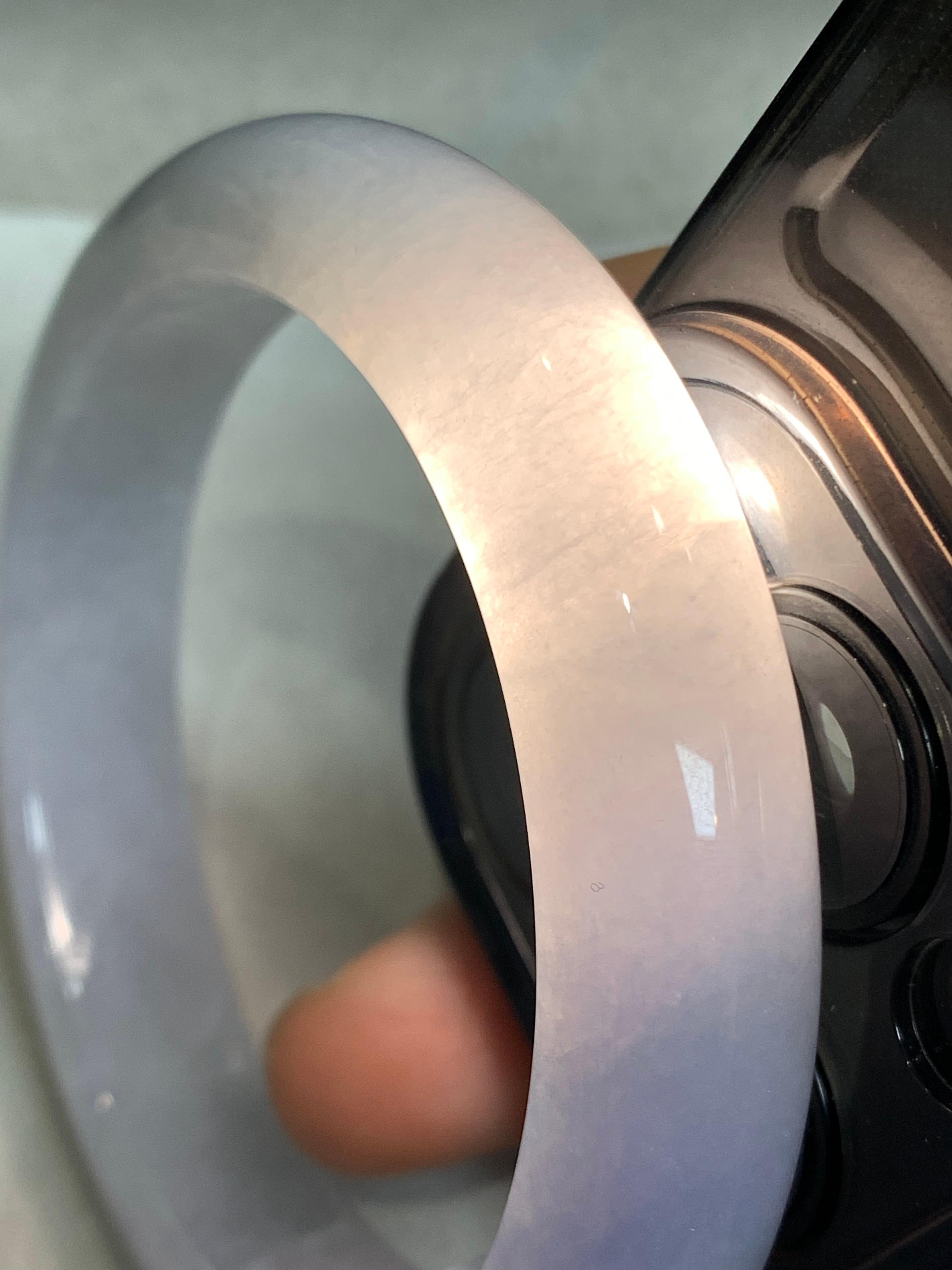 细糯种紫罗兰平安镯（55.8mm）（yc297178）