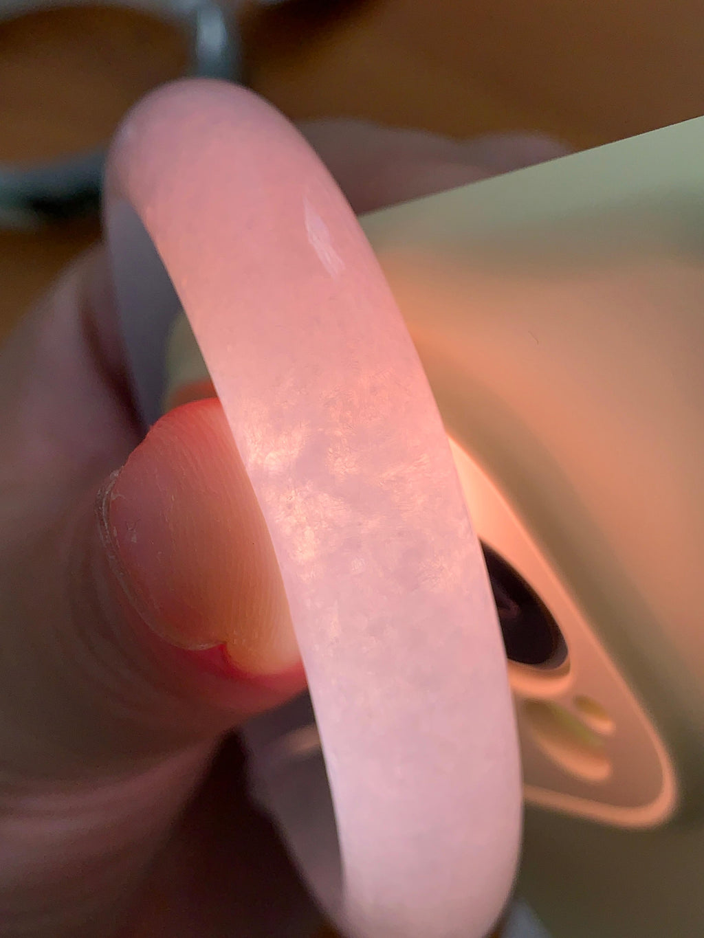 细糯种无色贵妃手镯（56.6mm）（yc243898）