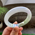 细糯种黄翡平安镯（58mm）（yc240756）