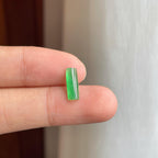 裸石冰种晴绿翡翠无事柱（yc249143）