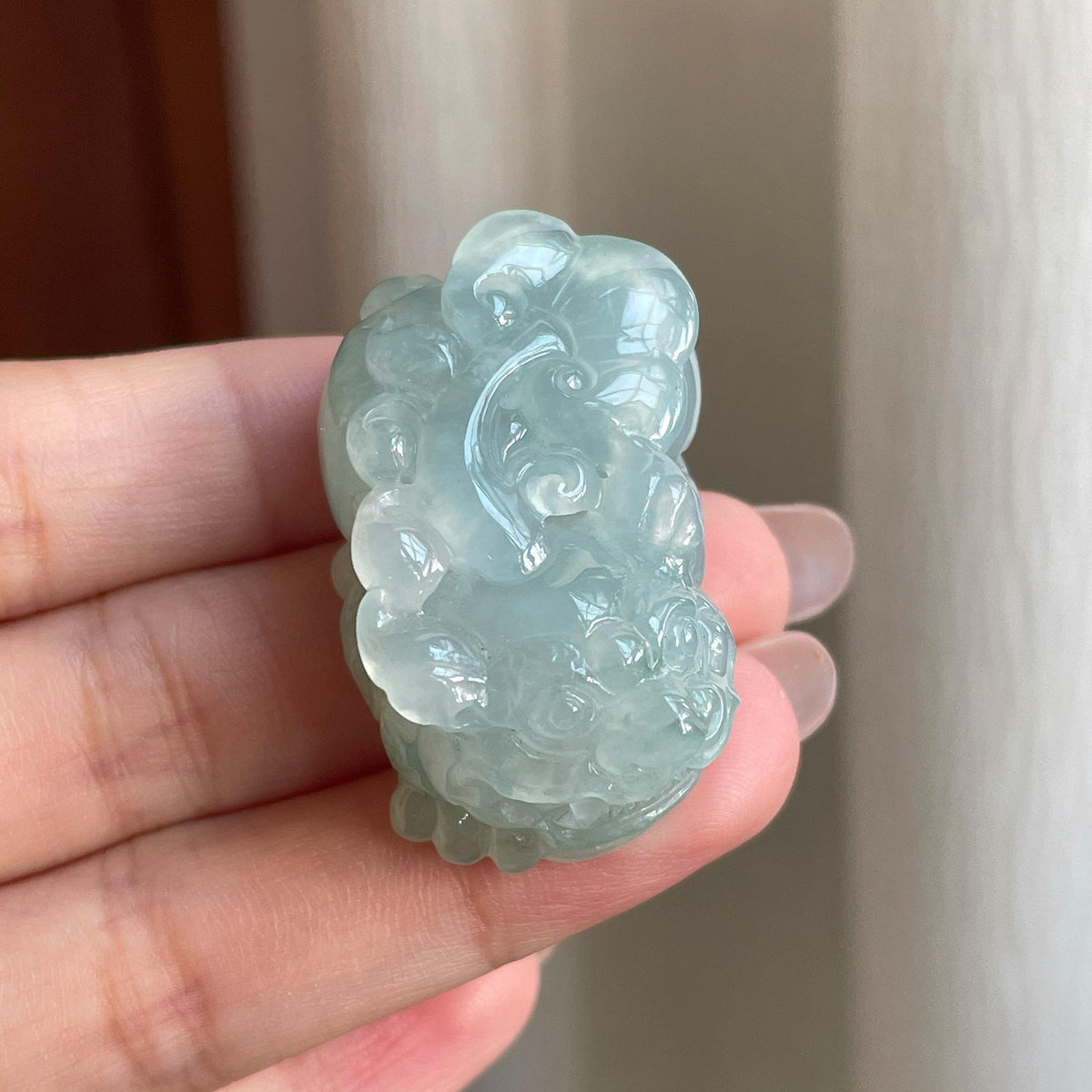 糯冰蓝晴貔貅挂件（yc711735）