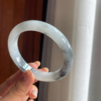 糯冰乌鸡翡翠平安镯(60.6mm)（yc413663）