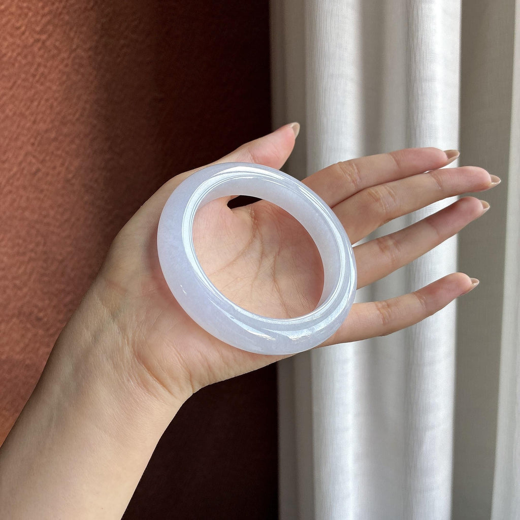 糯冰紫罗兰正圈平安镯 59圈（yc724689）