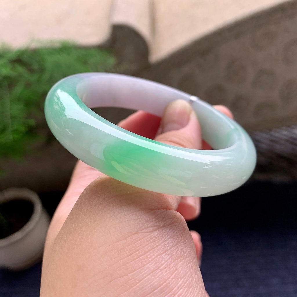 细糯种春彩平安镯（52.3mm）（yc198227）