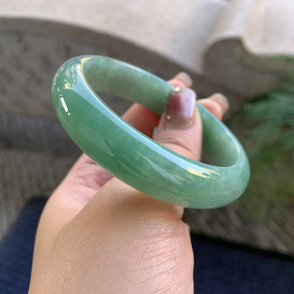 糯种晴底宽版轮胎手镯（56.6mm）（yc294654）