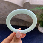 糯种淡晴底圆条手镯（54mm）（yc223237）