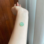 冰种飘花翡翠平安扣（yc265158）