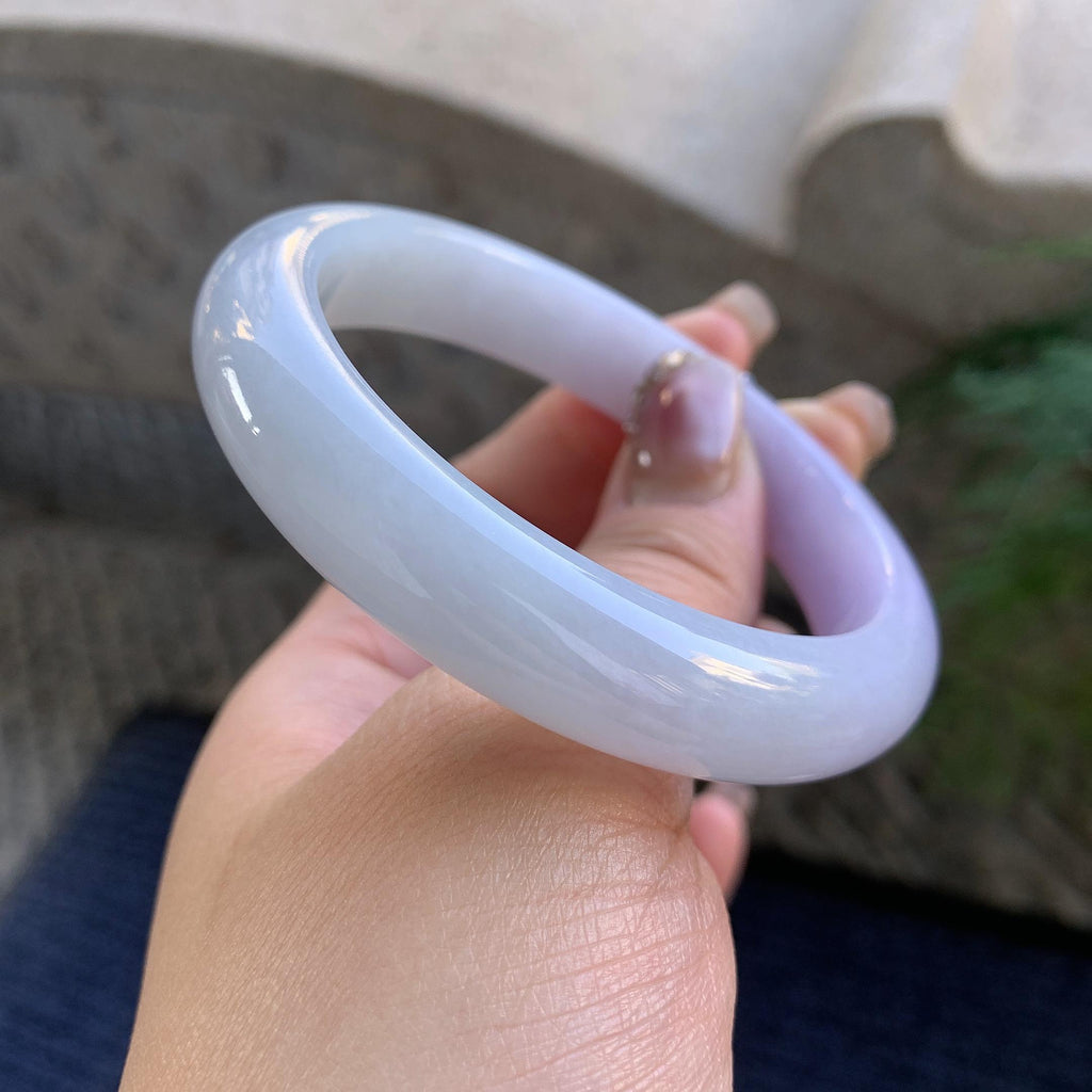 细糯种紫罗兰平安镯（57mm）（yc294658）