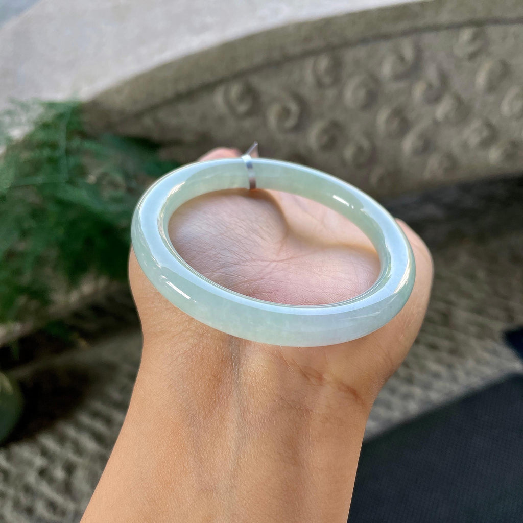 细糯种晴底圆条手镯（51.8mm）（yc305677）