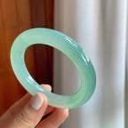 冰种晴绿底翡翠圆条（56mm）（yc247174）